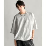 《JaVaジャバコラボ》ドロスト付リンクスジャカードオーバーサイズTシャツ | Classical Elf Men | 詳細画像9