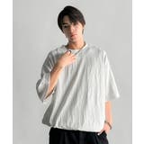 《JaVaジャバコラボ》ドロスト付リンクスジャカードオーバーサイズTシャツ | Classical Elf Men | 詳細画像15