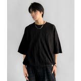 《JaVaジャバコラボ》ドロスト付リンクスジャカードオーバーサイズTシャツ | Classical Elf Men | 詳細画像18