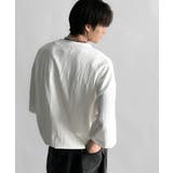 《JaVaジャバコラボ》ドロスト付リンクスジャカードオーバーサイズTシャツ | Classical Elf Men | 詳細画像6
