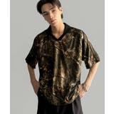 《JaVaジャバコラボ》ラインストーン使い総柄ゲーム半袖Tシャツ | Classical Elf Men | 詳細画像4 