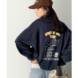 ネイビー | 《JaVaジャバコラボ》「前後抜かりなし。」綿100%レコード盤レトロツアーロゴ… | Classical Elf Men