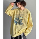 イエロー | ヴィンテージ感漂う綿100%クラシックカーグラフィックTシャツ | Classical Elf Men