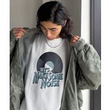 ホワイト | 《JaVaジャバコラボ》裏起毛レコード盤レトロツアーロゴトレーナー | Classical Elf Men