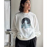 《JaVaジャバコラボ》裏起毛レコード盤レトロツアーロゴトレーナー | Classical Elf Men | 詳細画像2