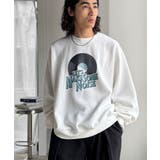 《JaVaジャバコラボ》裏起毛レコード盤レトロツアーロゴトレーナー | Classical Elf Men | 詳細画像5