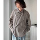 《JaVaジャバコラボ》着方で表情が変わる、無骨さと抜け感の2WAYシャツ。ファ… | Classical Elf Men | 詳細画像14 