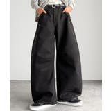 《JaVaジャバコラボ》BIGポケットの存在感。ワイドバルーンカーブデニムパンツ | Classical Elf Men | 詳細画像3 