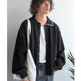 ブラック | 《JaVaジャバコラボ》さりげない配色で着こなしに差を。ステッチ配色ショート丈ニ… | Classical Elf Men