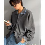 チャコールグレー | 《JaVaジャバコラボ》さりげない配色で着こなしに差を。ステッチ配色ショート丈ニ… | Classical Elf Men