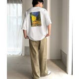《ゴッホ絵画グラフィック》ステッチ刺繍MIXデザイン 高機能半袖Tシャツ【接触冷… | Classical Elf Men | 詳細画像9