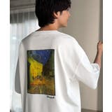 《ゴッホ絵画グラフィック》ステッチ刺繍MIXデザイン 高機能半袖Tシャツ【接触冷… | Classical Elf Men | 詳細画像11
