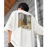 《ゴッホ絵画グラフィック》ステッチ刺繍MIXデザイン 高機能半袖Tシャツ【接触冷… | Classical Elf Men | 詳細画像16