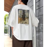 《ゴッホ絵画グラフィック》ステッチ刺繍MIXデザイン 高機能半袖Tシャツ【接触冷… | Classical Elf Men | 詳細画像18