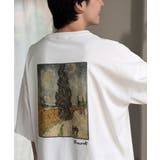 《ゴッホ絵画グラフィック》ステッチ刺繍MIXデザイン 高機能半袖Tシャツ【接触冷… | Classical Elf Men | 詳細画像19