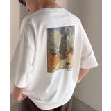 《ゴッホ絵画グラフィック》ステッチ刺繍MIXデザイン 高機能半袖Tシャツ【接触冷… | Classical Elf Men | 詳細画像1