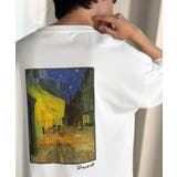 《ゴッホ絵画グラフィック》ステッチ刺繍MIXデザイン 高機能半袖Tシャツ【接触冷… | Classical Elf Men | 詳細画像6