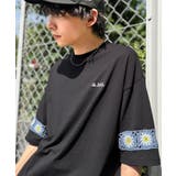 ブラック | 《JaVaジャバコラボ》袖先に遊びと清涼感を。袖クロシェ編み 配色切り替えデザイ… | Classical Elf Men