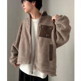 《JaVaジャバコラボ》コーデュロイ異素材配色使い 裾ドローコード付き ボアブル… | Classical Elf Men | 詳細画像26