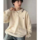 《JaVaジャバコラボ》アイロン要らずで毎日着られる！胸刺繍入り襟ライン配色ニッ… | Classical Elf Men | 詳細画像5 