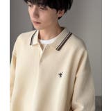 《JaVaジャバコラボ》アイロン要らずで毎日着られる！胸刺繍入り襟ライン配色ニッ… | Classical Elf Men | 詳細画像7 
