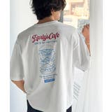 《JaVaジャバコラボ》遊び心のあるカフェロゴが映えるバックプリントT。刺繍使い… | Classical Elf Men | 詳細画像4