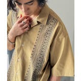 《JaVaジャバコラボ》周りと差がつく総刺繍！リラックスシルエット 清涼リネンラ… | Classical Elf Men | 詳細画像18 