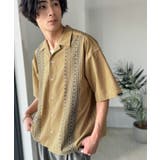 《JaVaジャバコラボ》周りと差がつく総刺繍！リラックスシルエット 清涼リネンラ… | Classical Elf Men | 詳細画像19 