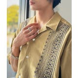 《JaVaジャバコラボ》周りと差がつく総刺繍！リラックスシルエット 清涼リネンラ… | Classical Elf Men | 詳細画像21 