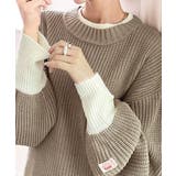《JaVaジャバ コラボ》ゆるニットであざと感。重ね着風ローゲージビッグシルエッ… | Classical Elf  | 詳細画像28 