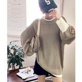 《JaVaジャバ コラボ》ゆるニットであざと感。重ね着風ローゲージビッグシルエッ… | Classical Elf  | 詳細画像32 