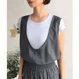 《JaVaジャバコラボ》前後で印象チェンジ♪前後2wayUネックツータックイージ… | Classical Elf | 詳細画像30