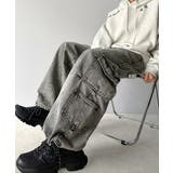 《Javaジャバコラボ》旬なこなれ感。ヴィンテージ加工裾ドロストワイドデニム | Classical Elf | 詳細画像13