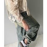 《Javaジャバコラボ》旬なこなれ感。ヴィンテージ加工裾ドロストワイドデニム | Classical Elf | 詳細画像29