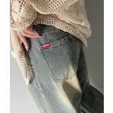 《Javaジャバコラボ》旬なこなれ感。ヴィンテージ加工裾ドロストワイドデニム | Classical Elf | 詳細画像30