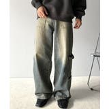 《Javaジャバコラボ》旬なこなれ感。ヴィンテージ加工裾ドロストワイドデニム | Classical Elf | 詳細画像32