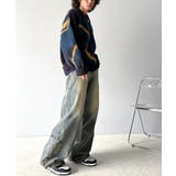 《Javaジャバコラボ》旬なこなれ感。ヴィンテージ加工裾ドロストワイドデニム | Classical Elf | 詳細画像34