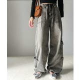 《Javaジャバコラボ》旬なこなれ感。ヴィンテージ加工裾ドロストワイドデニム | Classical Elf | 詳細画像2