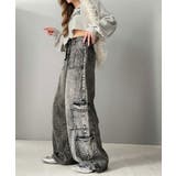 《Javaジャバコラボ》旬なこなれ感。ヴィンテージ加工裾ドロストワイドデニム | Classical Elf | 詳細画像4