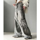 《Javaジャバコラボ》旬なこなれ感。ヴィンテージ加工裾ドロストワイドデニム | Classical Elf | 詳細画像6