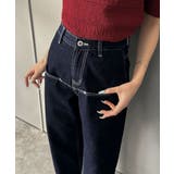 新感覚な大人デニム。ロールアップフロントポケットワイドデニムパンツ | Classical Elf | 詳細画像19