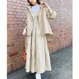 おめかし感100%。中綿入りラウンドヘムフレアマウンテンパーカー | Classical Elf | 詳細画像12