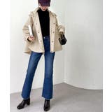 おめかし感100%。中綿入りラウンドヘムフレアマウンテンパーカー | Classical Elf | 詳細画像17