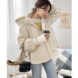 おめかし感100%。中綿入りラウンドヘムフレアマウンテンパーカー | Classical Elf | 詳細画像20