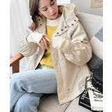 おめかし感100%。中綿入りラウンドヘムフレアマウンテンパーカー | Classical Elf | 詳細画像21