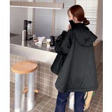 おめかし感100%。中綿入りラウンドヘムフレアマウンテンパーカー | Classical Elf | 詳細画像28