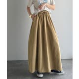 Classical Elf （クラシカルエルフ） | 《JaVaジャバコラボ》ふんわりフォルムが可愛い◎ピーチ起毛素材コクーンシルエットロングスカート