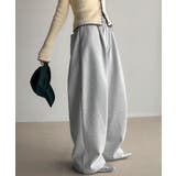 大人の余白をまとうワイドスウェット。ヘビーウェイトスウェットワイドパンツ | Classical Elf  | 詳細画像8 