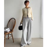 大人の余白をまとうワイドスウェット。ヘビーウェイトスウェットワイドパンツ | Classical Elf  | 詳細画像9 