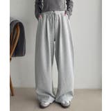 大人の余白をまとうワイドスウェット。ヘビーウェイトスウェットワイドパンツ | Classical Elf  | 詳細画像10 